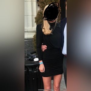 Cinq a Sept black short dress! Worn once, SO cute